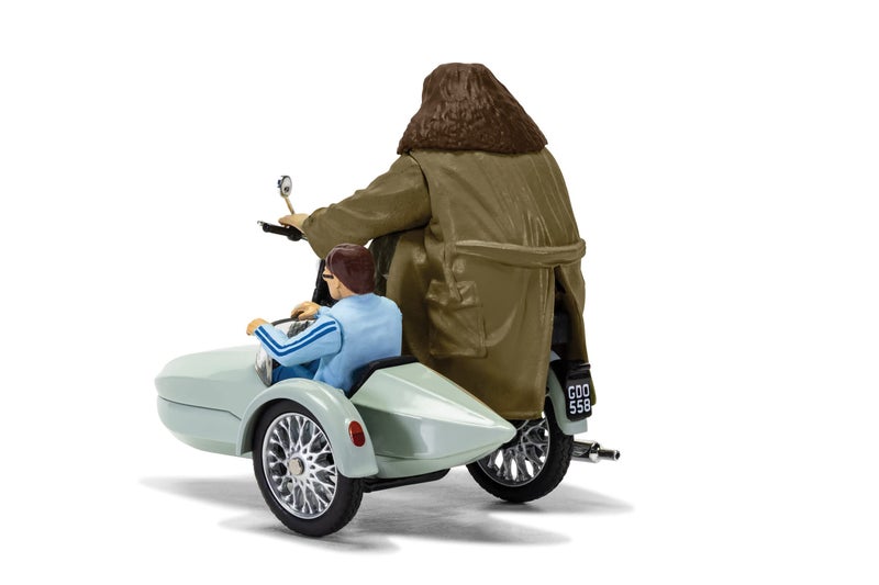 Corgi Harry Potter & Hagrid Motorcycle and Sidecar Deathly Hallows Fit The Box Scale Diecast Display Model CC99727 - Image 4